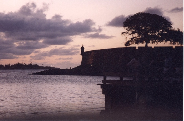 El Morro at dusk
