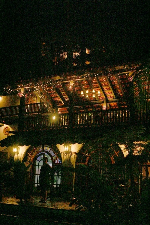 Hacienda at night
