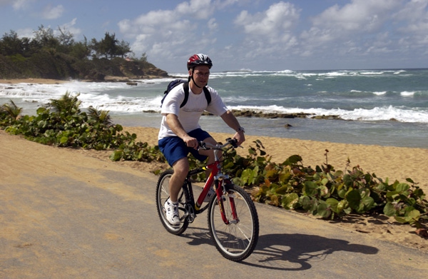 On the coastal trail